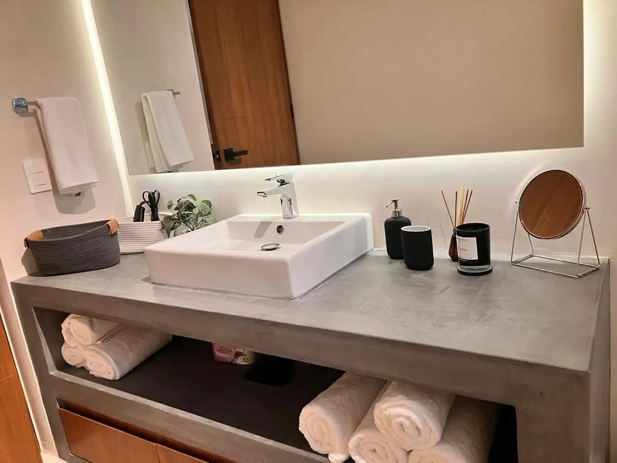Central Tulum Ximbal 4 Guest Wifi Pool Gym Laundry דירה